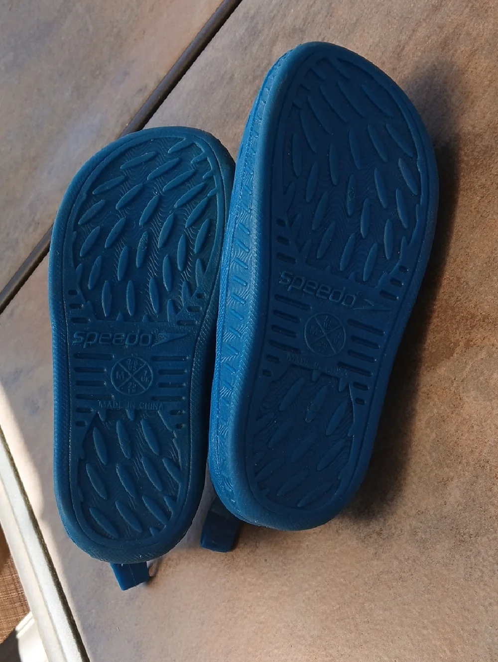 Speedo Kids Bright Blue Slip-On Water Shoes  - Size 7/8
